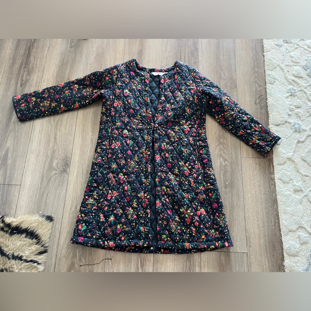Biba quilted coat EUC